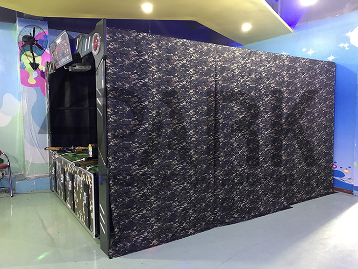 4 Players Interactive Projection Game Machine Hunting Hero Rcade Coin Operated Gun Shooting