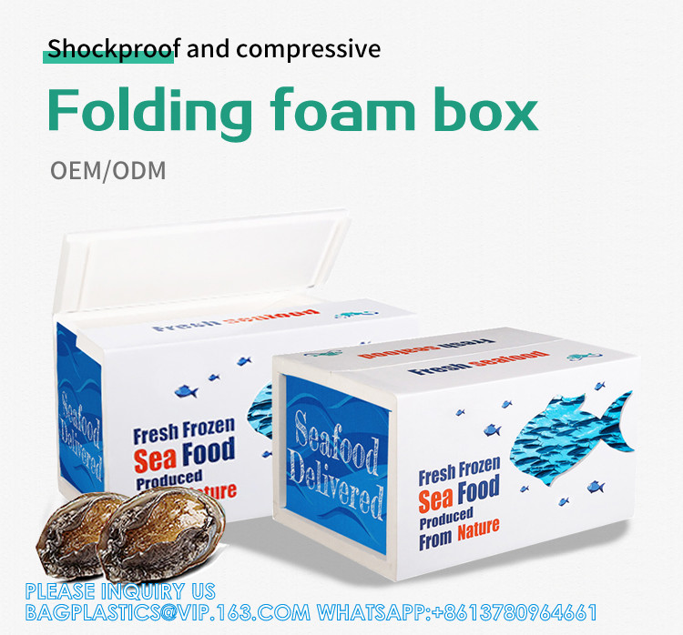 Wholesale Styrofoam Cooler Box For Shipping Perishables Products Insulated Shipping Cooler case carton boxes