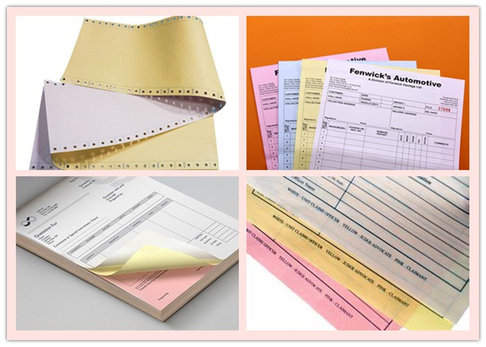 Computer Printing Colorful Self Carbonless Copy Paper CB CFB CF