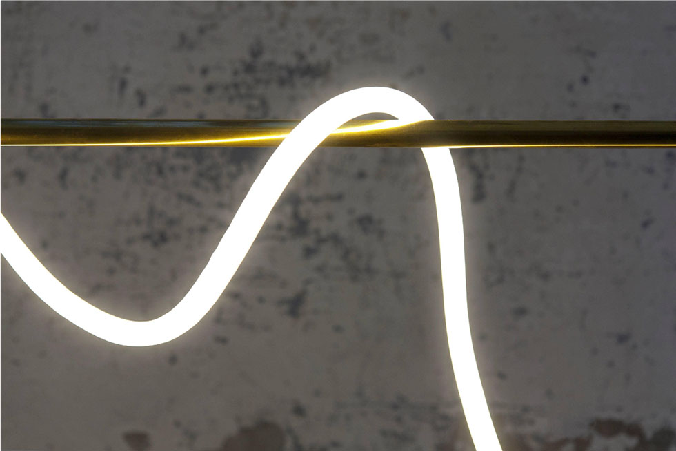 7000lm Restaurant Led Strip Chandelier Led Rope Chandelier 110~240V