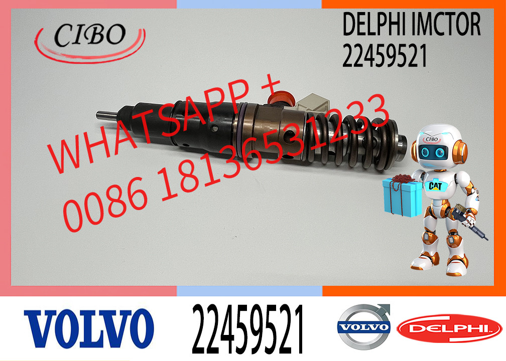 Reman Fuel Injector 22459521 22450522 BEBJ1F11101 BEBJ1F11201 For VOL-VO Trucks FH 10.8L D11 Engine