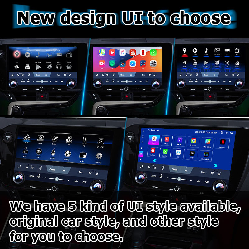 Lexus NX NX200 NX350h NX250 Android 11 multimedia video interface carplay android auto