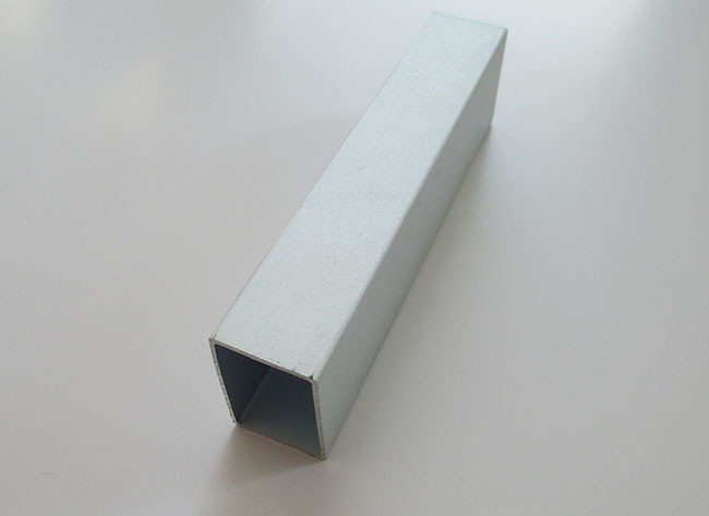 Premium Aluminum Square Tubing Profiles , Aluminium Frame Profile Silver Anodizing