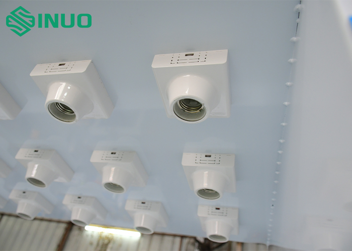 Luminaires Thermal Aging Rack For Light Source And Lamp Aging Life Test PLC Control