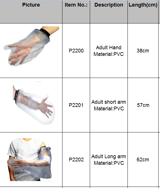 Adult Childrens 100 Waterproof Arm Cast Cover For Swimming Shower Leg Bandage
