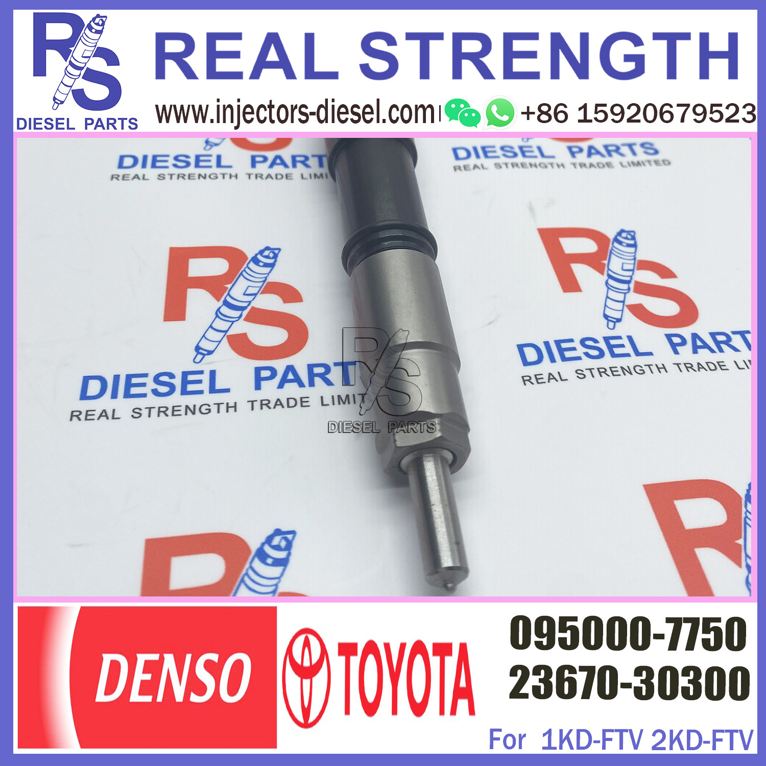 injector 23670-30300 095000-7760 095000-7761 095000-7751 095000-7750 for diesel engine spare parts