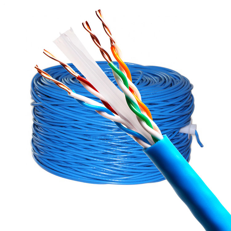 Polyethy Lene 0.58BC Bare Copper UTP 4 Pair Cat6 Cable