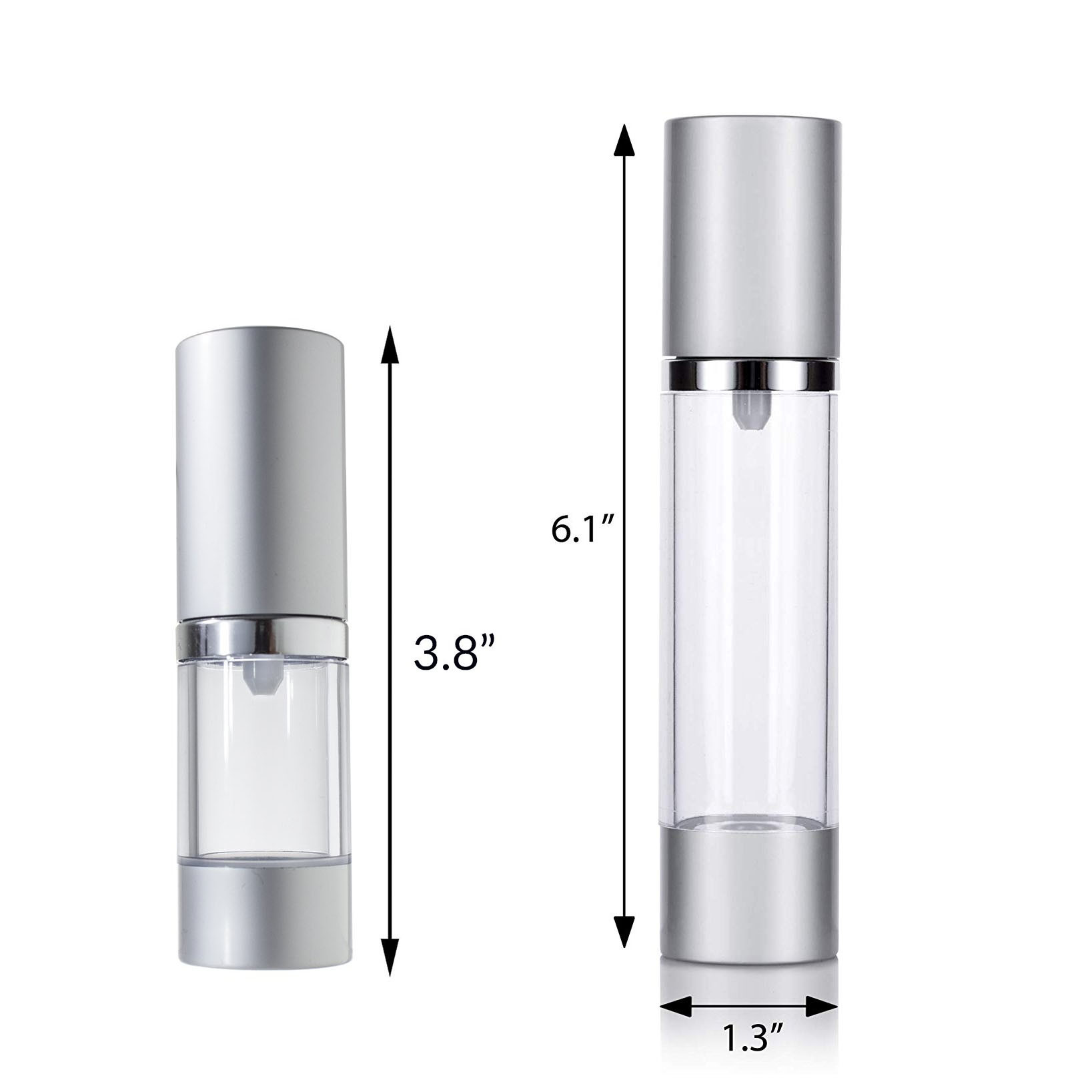 Portable Lightweight Lotion Cosmetic Plastic Airless Bottle 100ml