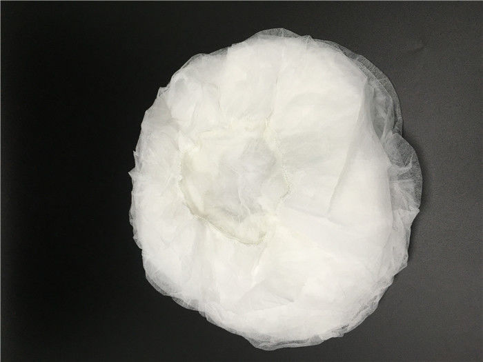 21" Polypropylene Bouffant Caps 10GSM For Examination / Cleanroom Environments