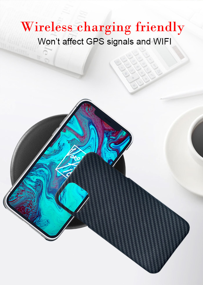 iPhone 11 Pro Matte Twill Aramid Fiber Phone Case Kevlar Mobile Cover