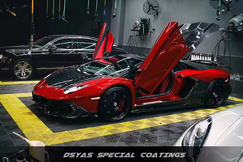 For Lamborghini LP700 Carbon Fiber Body Kit LP700 Upgrades MSY Style Dry Carbon Fiber Front and Rear Bumper Spoilers
