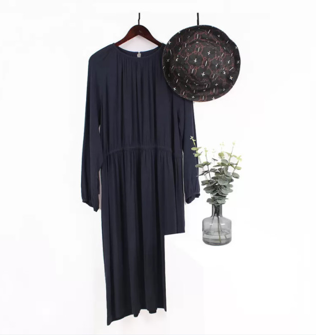 Black Tencel Lyocell Dress 100 Tencel Fabric 176 Gram 37 Rayon