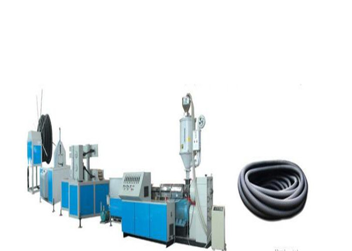 Large Diameter Plastic Corrugated Pvc Pipe Manufacturing Machine 11kw / 15kw