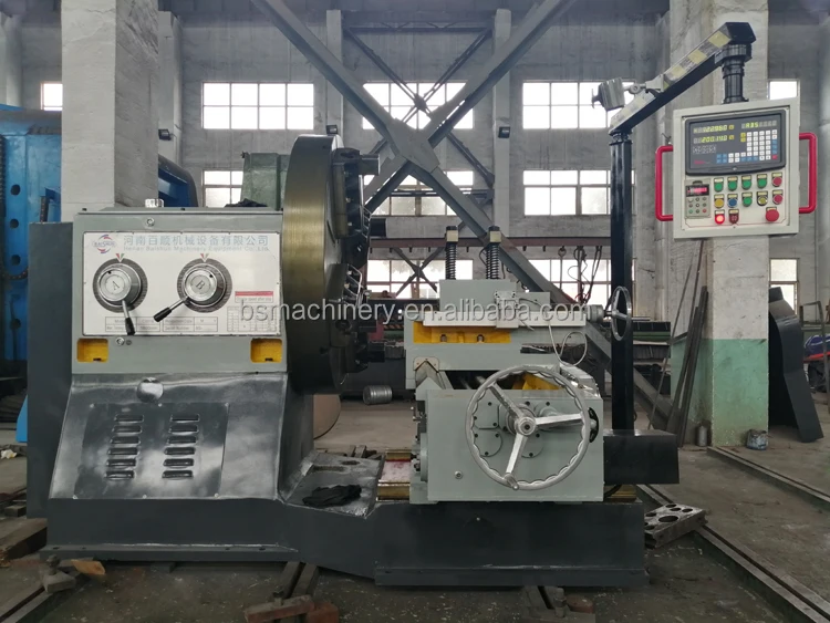 Floor-Mounted Lathe For Turning Flanges Heavy Flange Turning Lathe Horizontal