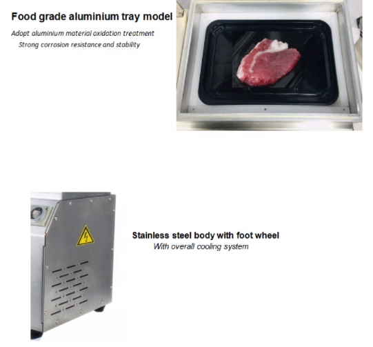 Restaurant Commercial Vacuum Packing Machine DQVC240T High Speed Skin Packaging Machine