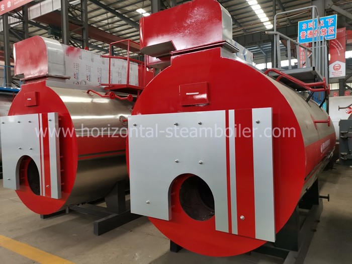Oil Fired Steam Boiler With Economizer 98% High Thermal Efficiency ( 0.5 - 20 T / H )