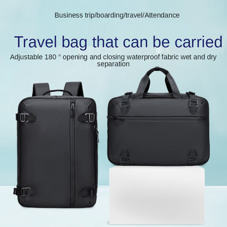 180 Degree Full Open Multi Function Men Business Backpack 35L