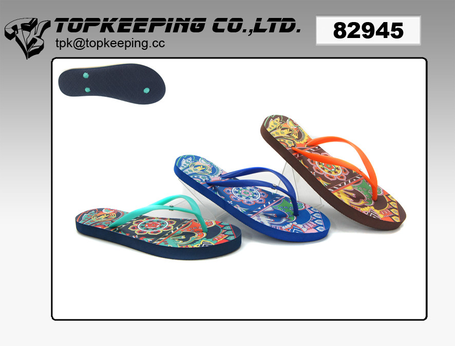 Summer High End Ladies Rubber Slipper PVC PE