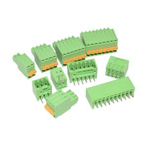 2.50mm Pitch Screwless Spring Crimping Pluggable PCB Terminal Blocks