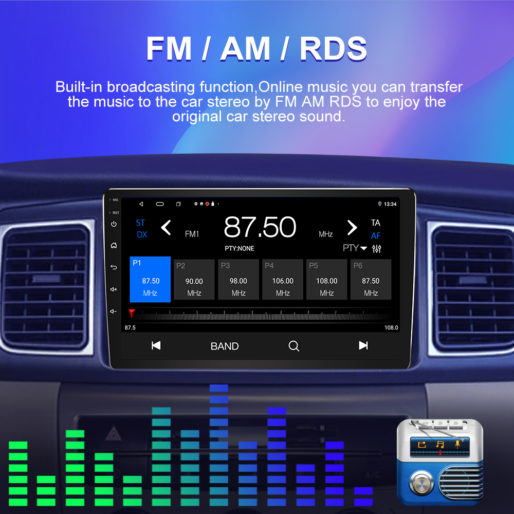 Android Carplay DSP Car Stereo Player with 9/10 inch Screen and Advanced Technology