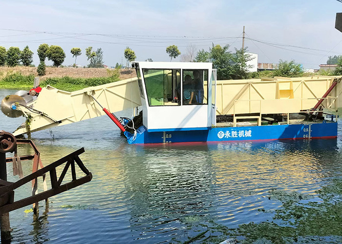 10 Cubic Meters 88kw Eco Harvester Aquatic Weed Harvester For River Waterweed Harvesting