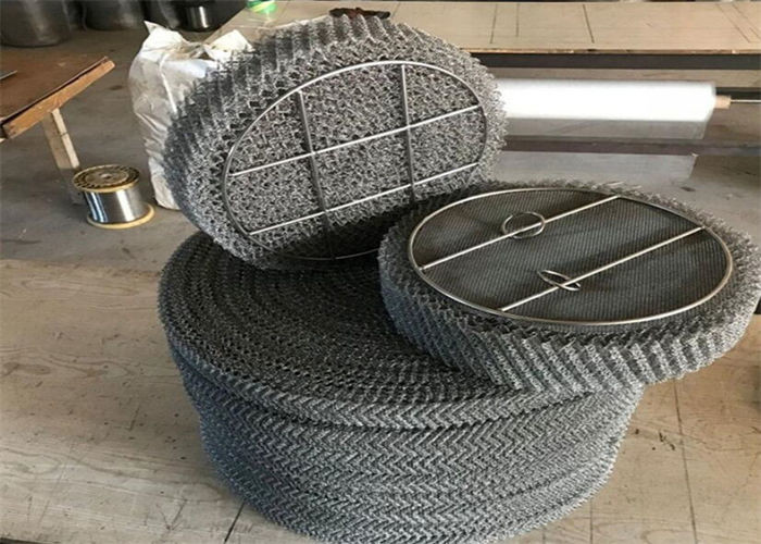 SS304 Seawater Desalination Filter Demister Thickness 150mm