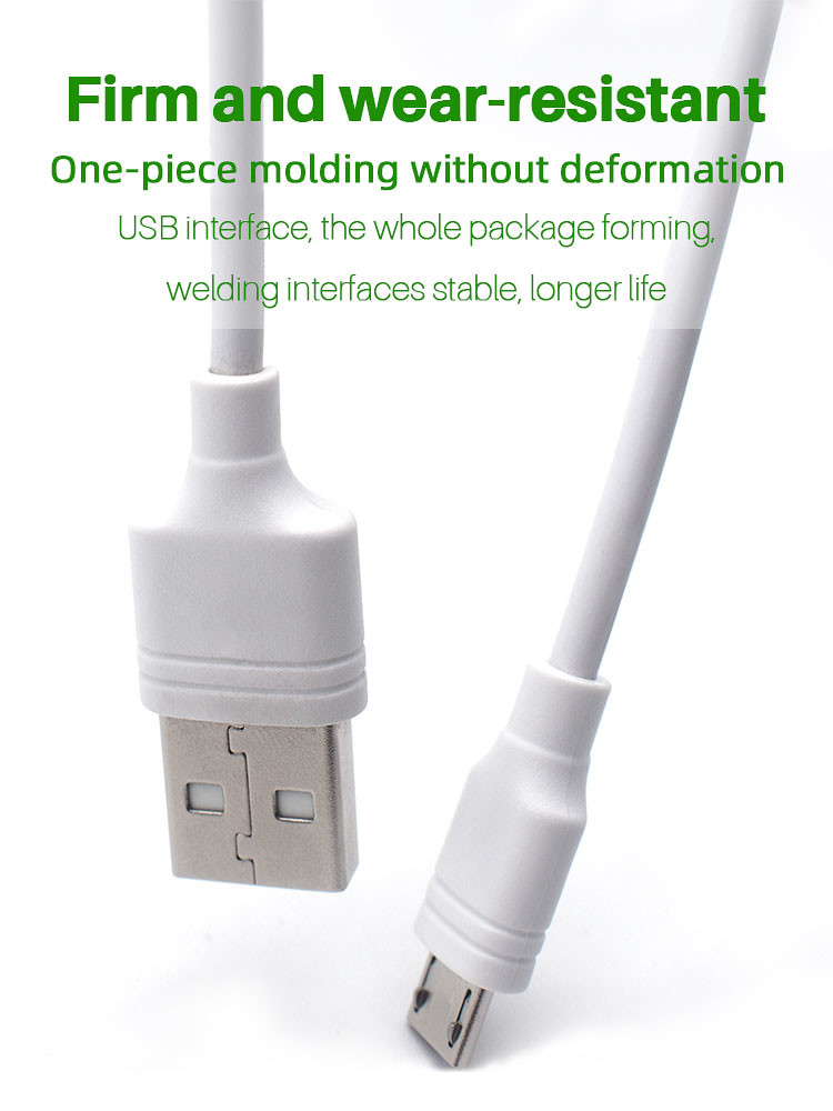 3m PVC Micro USB Data Transfer Cable Quick Charge