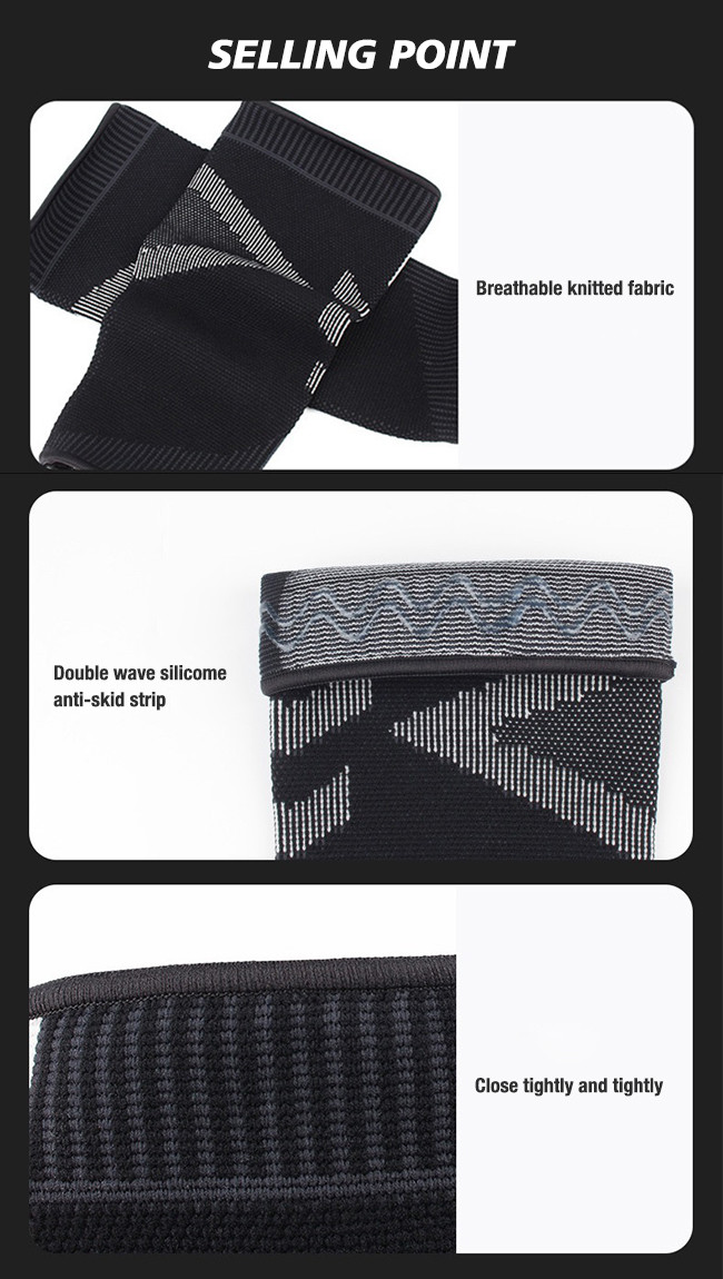 Anti Slip Custom Footless Compression Leg Sleeves Outdoor Running Leg Sleeves