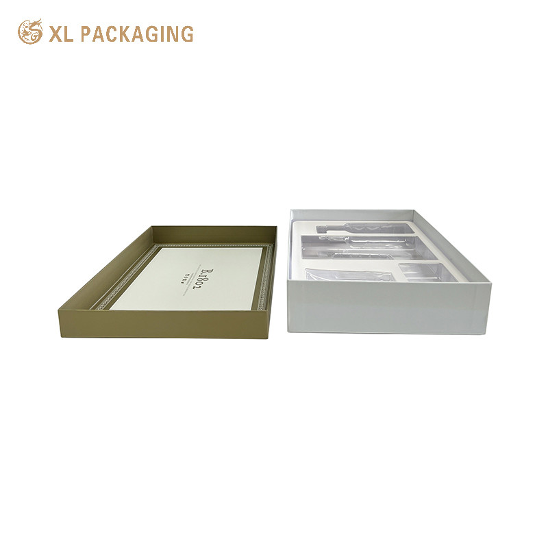 Custom Design Paper Box Skin Care Set Packaging High Quality Cosmetic Box Different Styles With Blister Tray