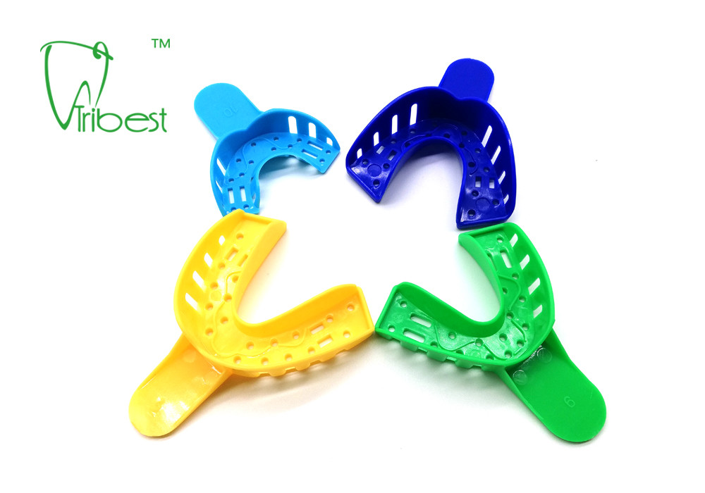 ABS Material Complete Denture Tray With Tapping Holes
