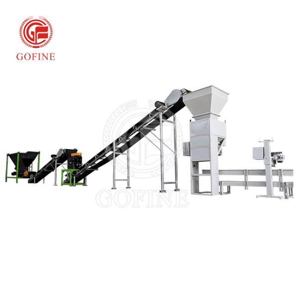 Chicken Manure Food Waste Compost Organic Fertilizer Production Line 2T/H