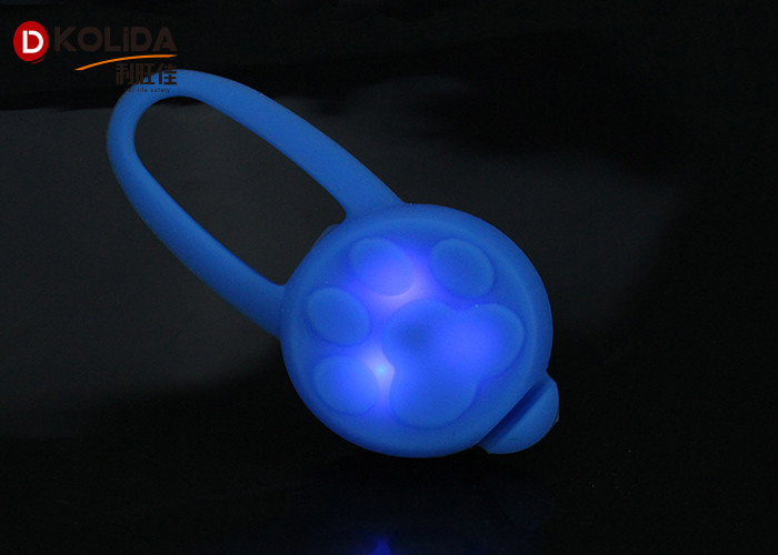 LED Collar Light for Dogs Cats Pets , Waterproof Silicon Dog Safety Light Blinker