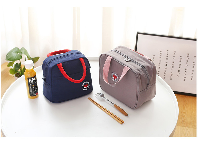 Waterproof Folding Insulated Kid Lunch Bag For Picnic