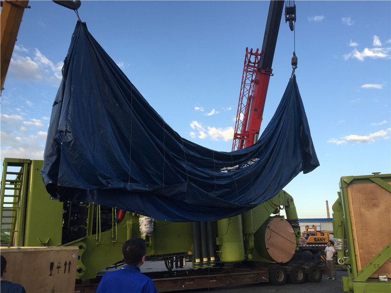 Semi Coating Tarpaulin Cover Good Peel Strength For Freight Container
