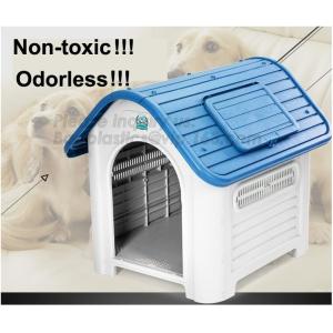 China outdoor kennel for large dogs kennels crates plastic houses, Plastic Dog Pet House, OEM Outdoor plastic cheap Dog kennel on sale