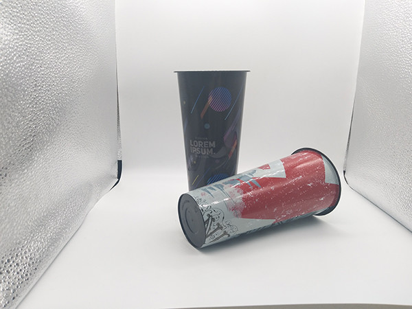 Yogurt Food Iml Plastic Containers With 3D Lenticular Printing