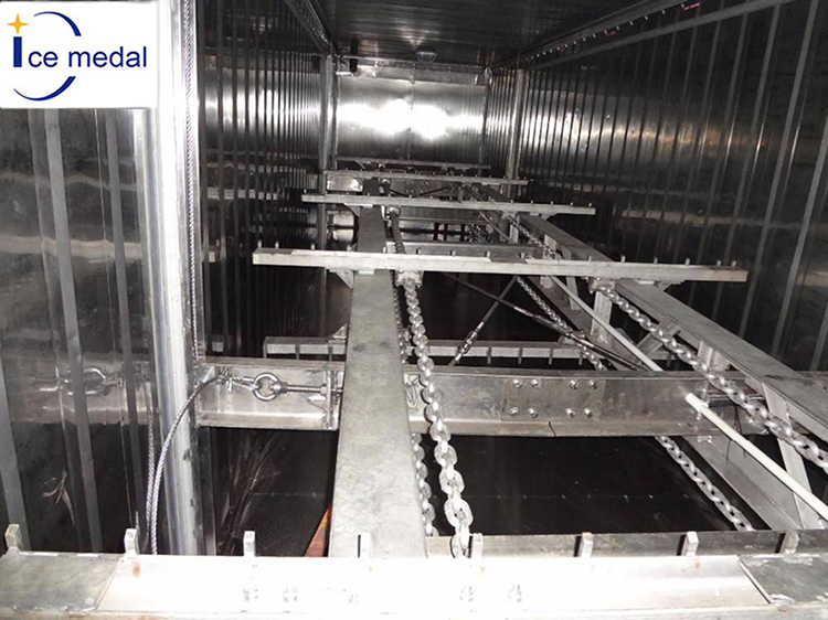 180KW 5 Tons Commercial Flake Ice Maker Machine R404a Refrigerant