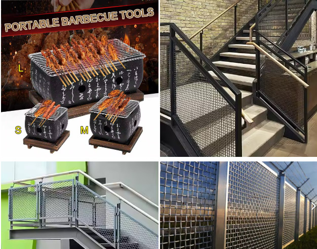 Crimped Woven Wire Mesh Acid Alkali Resistant Stainless Steel Roll With Flexible Widths
