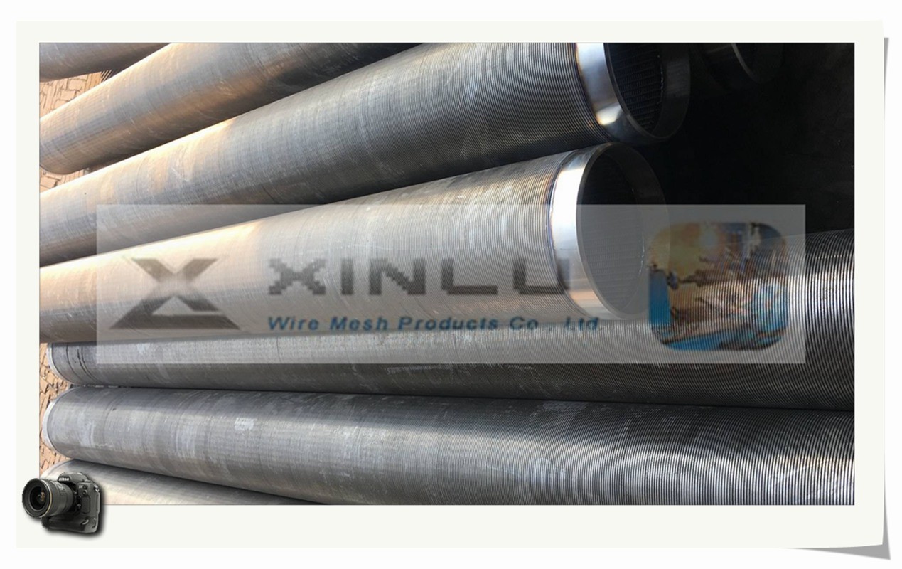 Ladder-Shaped Liquid Input Wire Wrap Screen Tube / Stainless Steel 205 / 304 / 316 / 316L Slot Water Well Johnson Screen