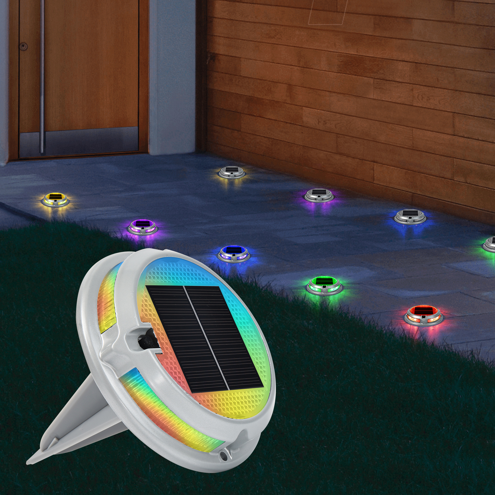 Quick and Easy Outdoor Solar Deck Light with Aluminum PC Construction