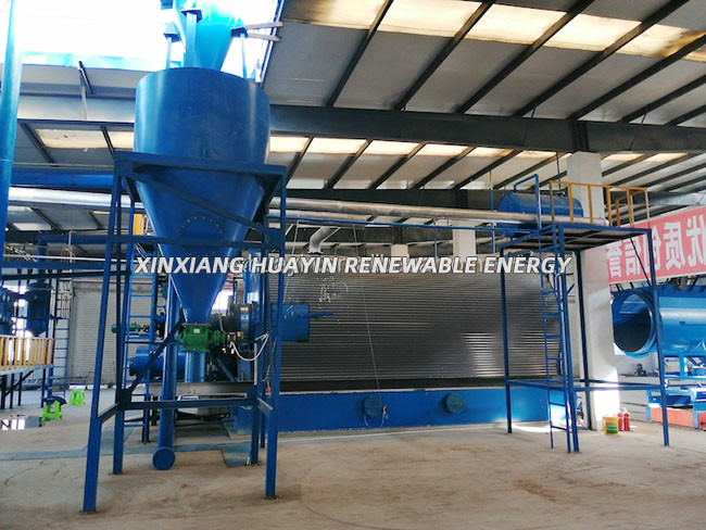 10 TPD Small Pyrolysis Plant In Iran Waste Tire Huayin 10 Ton
