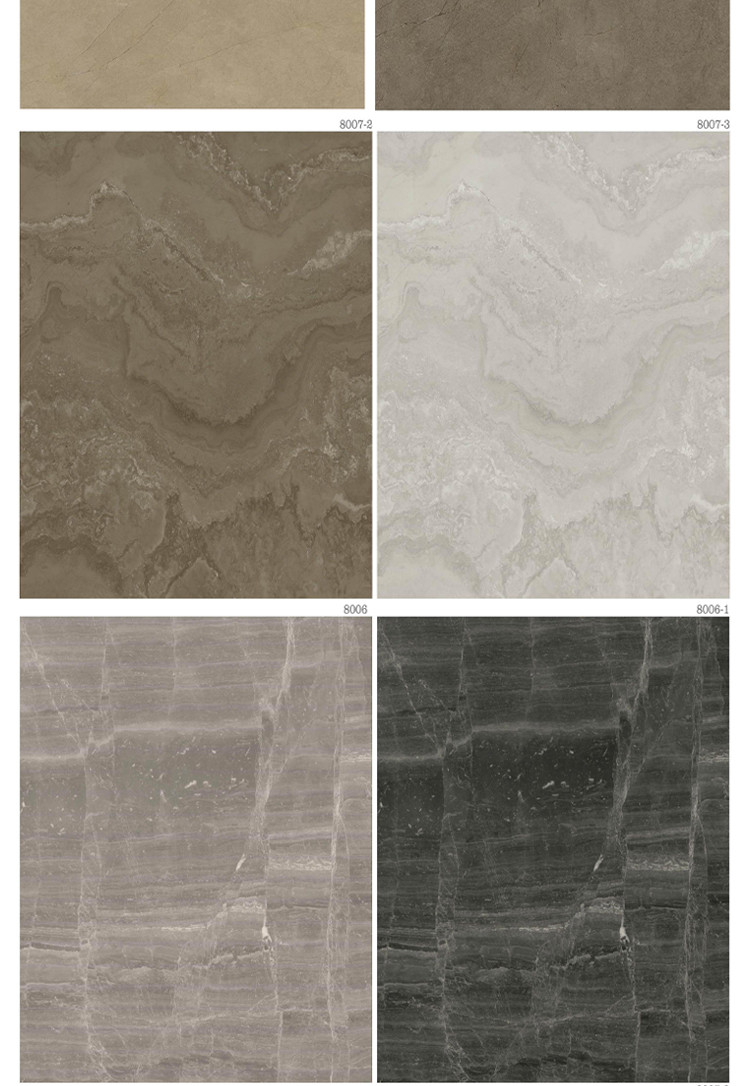 Waterproof Marble Bamboo Charcoal Fibre Board 1220*2600mm