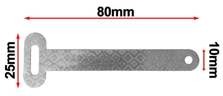 Silver Round Galvanized Clip Customsized Dimensions Galvanized Clasp For Seals