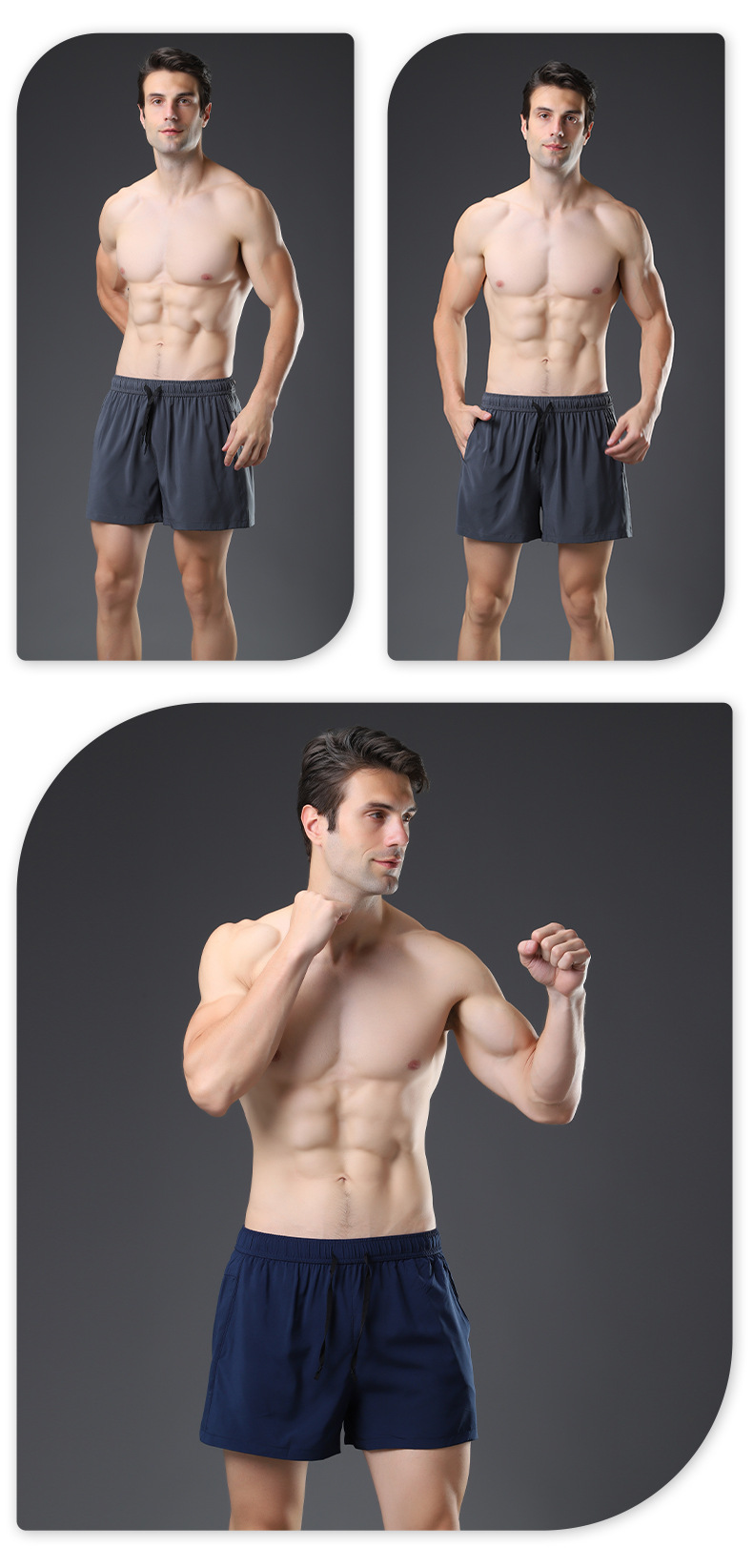 Spandex Casual Plus Size Men Shorts Summer Jogging Training Sports Wear