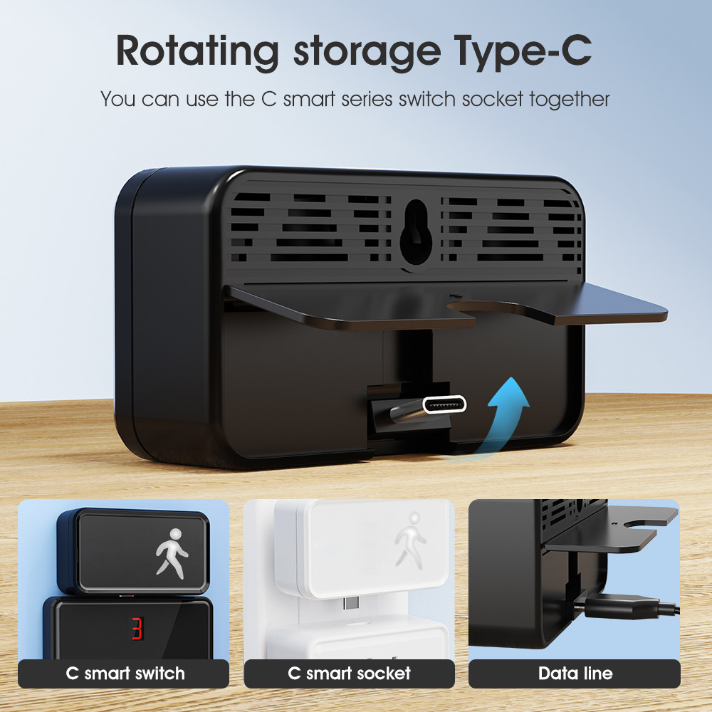 WiFi Human Presence Sensor 24GHz with Tuya App Control, Breathing Light Design, Millimeter Wave Motion Detection, and Enhanced Smart Home Integration