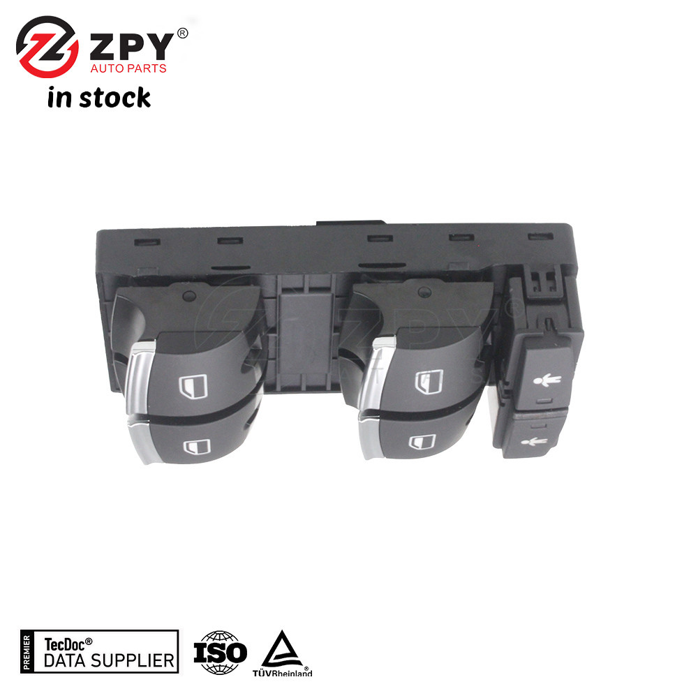 ZPY Front Left Window Switch W/Child Lock For Audi Q7 3.0 2011-2015 4F0 959 851J