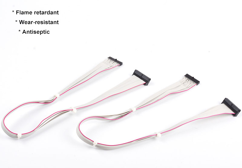 1.27mm Computer Ribbon Cable 300V 2.54 IDC 2 Pin-64 Pin Annealed Stranded