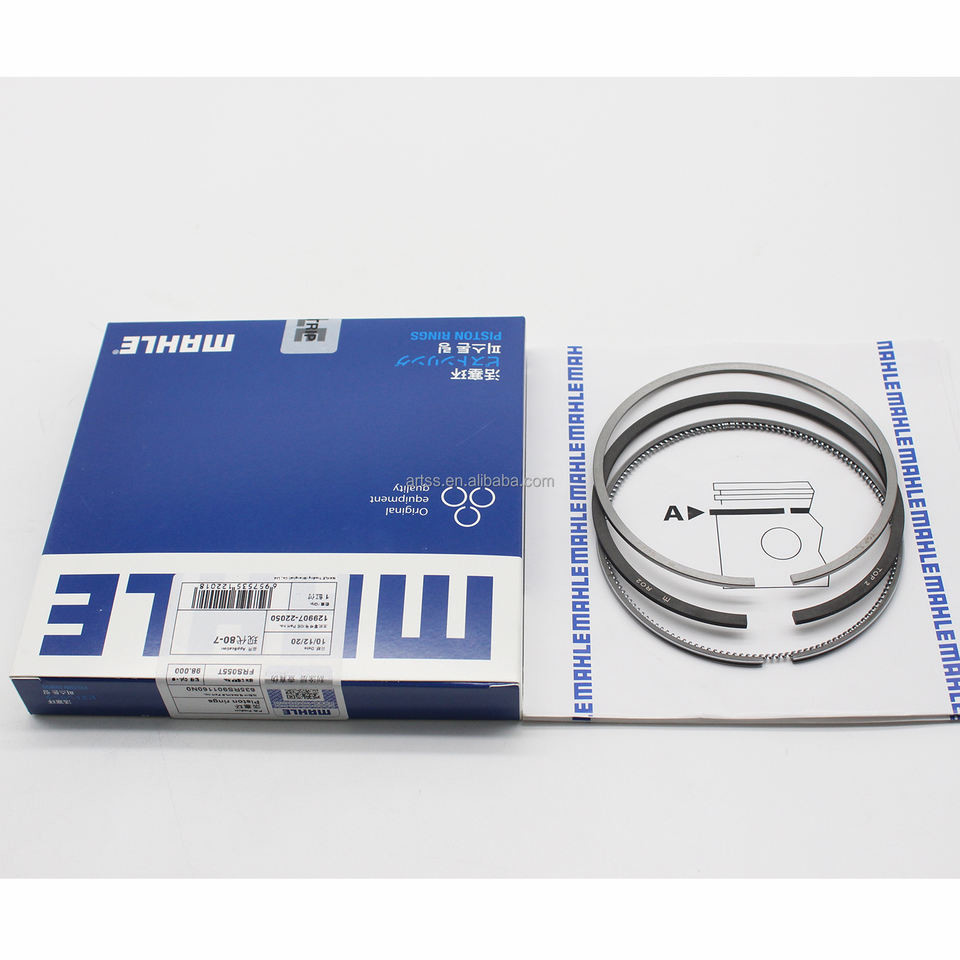 Auto Tractor Engine Piston Ring 129907-22050 For MAHLE 4TNV98 4TNV98T