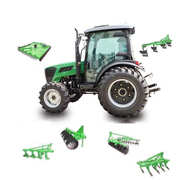 Farm Agriculture Tractor 4WD 50HP Small Four Wheel Tractor For Garden