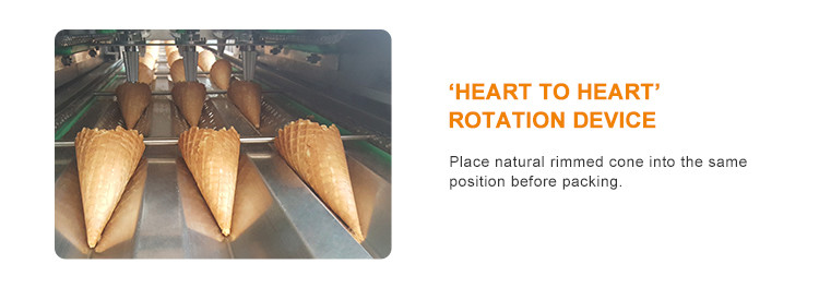 Stainless Steel Commercial Sugar Cone Machine 10000PCS/H